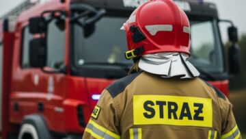 Pożegnanie emeryta i powitanie nowego strażaka w Cieszynie