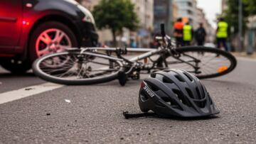 Strażnicy miejscy z Cieszyna ratują życie mężczyzny po wypadku na rowerze