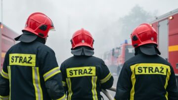 Pożar jednego z najstarszych autobusów Solaris podczas serwisu – akcja ratunkowa zakończona sukcesem